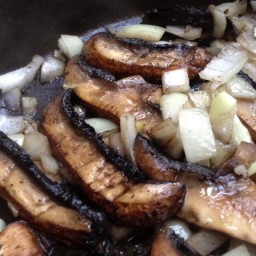 Mushrooms & Onions for Steak