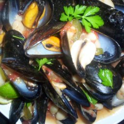 Mussels and Beans