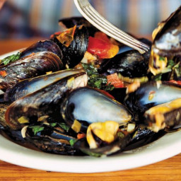 Mussels Fra Diavolo with Roasted Garlic from 'The Catch' Recipe
