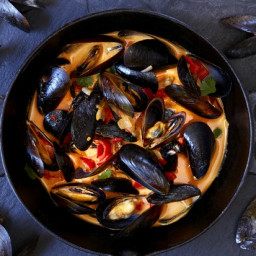 Mussels with Coconut Curry Sauce