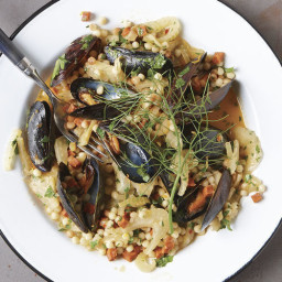 Mussels with Fennel and Fregola