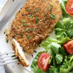 Mustard and Herb Crusted Chicken Breasts