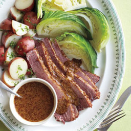 Mustard-Glazed Corned Beef and Cabbage