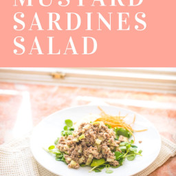 Mustard Sardines Salad Recipe [Paleo, Keto]