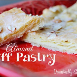 My Favorite Christmas Recipe is this Almond Puff Pastry.  