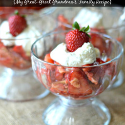 My Great-Great Grandma's from Scratch Strawberry Shortcake Recipe