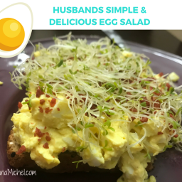 My Husbands Simple and Delicious Egg Salad