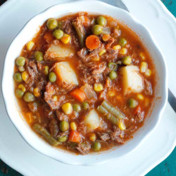 My Mom's Old-Fashioned Vegetable Beef Soup