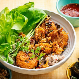 Naem Khao (Lao Crispy Rice Salad)