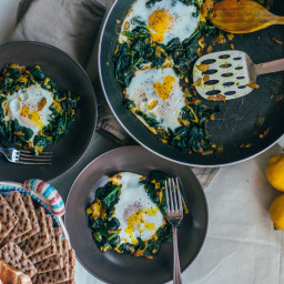 Narcissus, Persian Spinach and Eggs (Nargessi)
