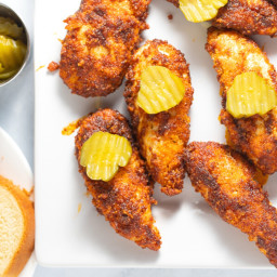 Nashville Style Hot Chicken Tenders (Air Fryer Recipe)