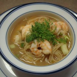 Nautico's Indonesian Shrimp Soup with Noodles