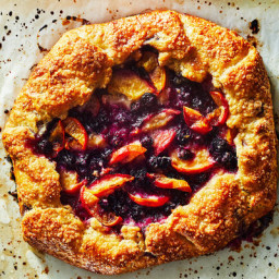 Nectarine and Blueberry Galette