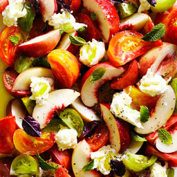 Nectarine Caprese Salad