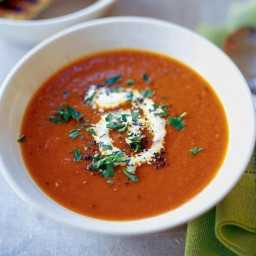  Roasted Red Pepper and Tomato Soup(starter)