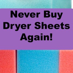 Never Buy Dryer Sheets Again