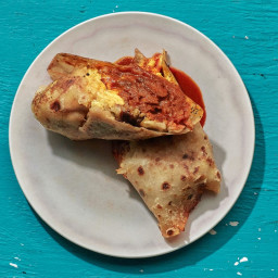 New Mexican–Style Breakfast Burritos