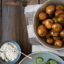 New Potatoes with Dill Butter