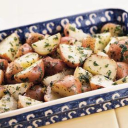 New Potatoes with Garlic and Cilantro