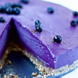 No-Bake Blueberry Cheesecake [Vegan]