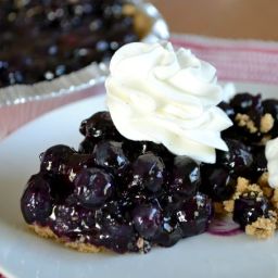 No-Bake Blueberry Pie