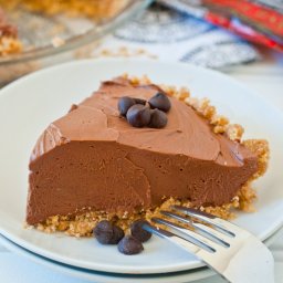 No-Bake Chocolate Cheesecake Pie