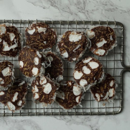 No-Bake Chocolate Coconut Crunch Cookies Recipe