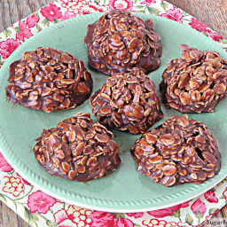 No Bake Chocolate Oatmeal Cookies {Nut and Gluten Free}