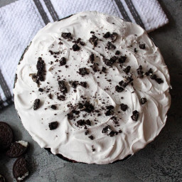 No-Bake Chocolate Oreo Pudding Pie