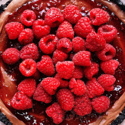 No-Bake Chocolate Raspberry Pie Recipe