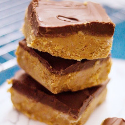 No Bake Low Carb Chocolate Peanut Butter Bars