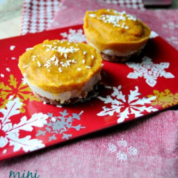 No Bake Mini Pumpkin “Cream Cheese” Tarts