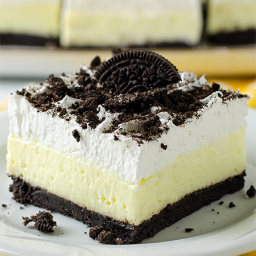 No Bake Oreo Vanilla Pudding Cake Recipe