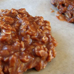 No-Bake Peanut Butter/Chocolate Cookies
