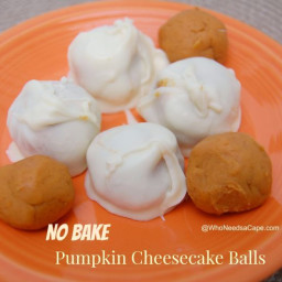No Bake Pumpkin Cheesecake Balls