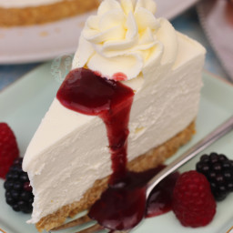 No-Bake Vanilla Cheesecake