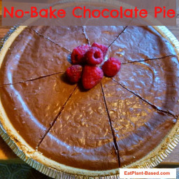 No-Bake Vegan Chocolate Pie