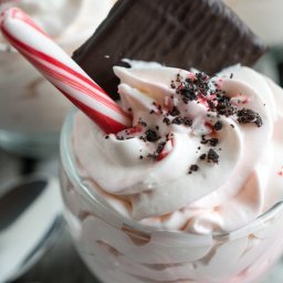 No-Bake White Chocolate Peppermint Cheesecakes