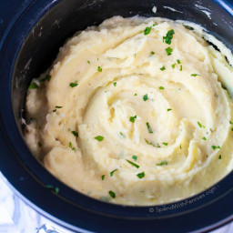 No Boil Slow Cooker Mashed Potatoes