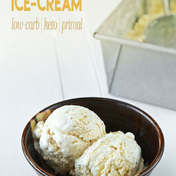 No-Churn Vanilla Keto Ice-Cream