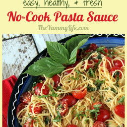 No-Cook Cherry Tomato Pasta Sauce