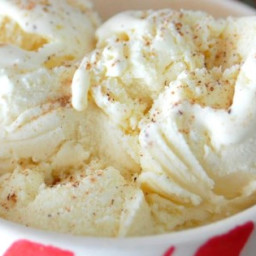 No-Cook Eggnog Ice Cream Recipe