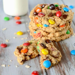 No-Flour Monster Cookies