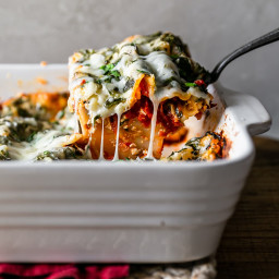 No-Fuss Vegetarian Spinach Lasagna