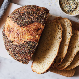 No-Knead Everything Bread