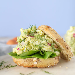 No-Mayo Avocado Egg Salad • Easy School Lunches