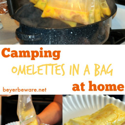 No Mess Camping Omelettes in a Bag
