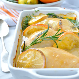No Work Citrus and Herb Baked Chicken