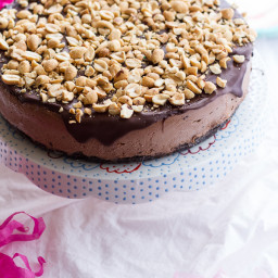 Nonnie’s 5-Ingredient Chocolate and Peanut Butter Ice Cream Cake.