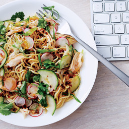 Noodle Salad with Chicken and Chile-Scallion Oil